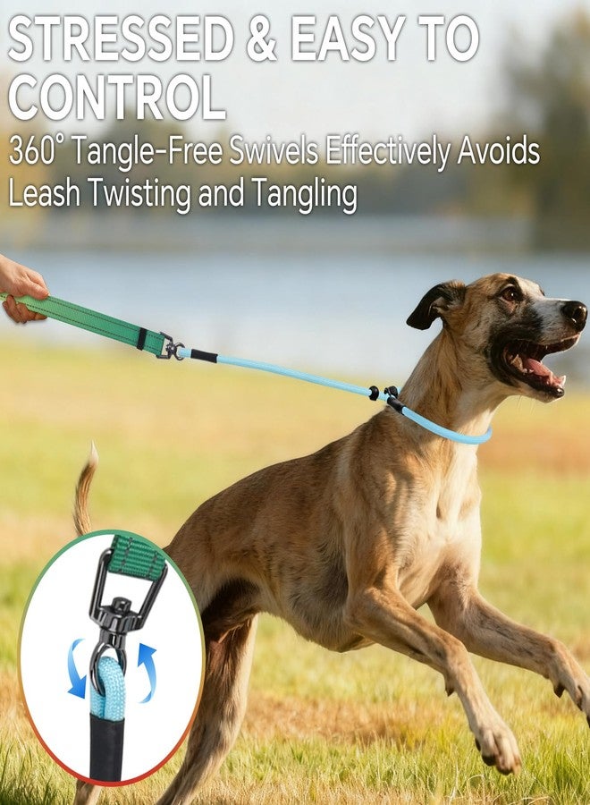 كيوكيو بيتس طوق كلاب قابل للتعديل من QQPETS، طوق خصر بدون استخدام اليدين للمشي مع الكلاب، طوق تدريب عاكس مع دوران 360 درجة مضاد للتشابك، طول من 4 إلى 7 أقدام لجميع السلالات - Image 4